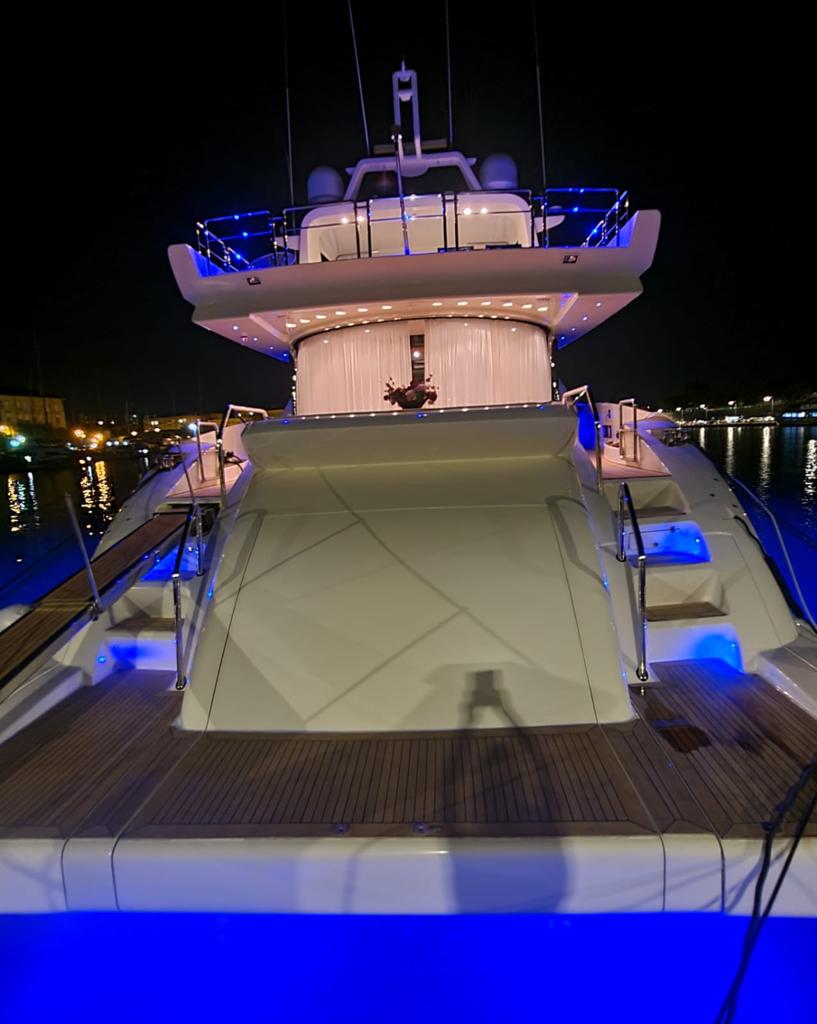 Aqualuma blue underwater lights